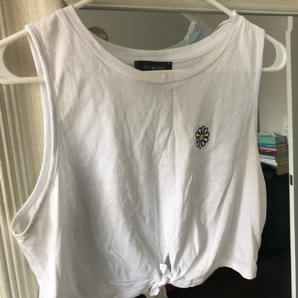 White Crop Top